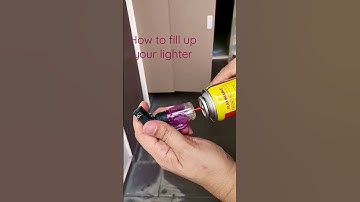 How to refill gas lighter (Gricket) #Shorts