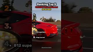 Ranking Top 5 CRAZIEST Exhaust Flames!! (part 1) #hellcat #mustang #lamborghini #gtr #supra #ranking