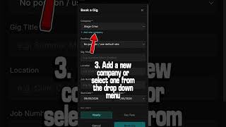 How to add a gig to your schedule on Stagehandprotools.com #Stagehand #backstagecrew