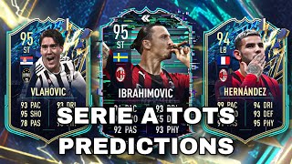 Serie A Tots Friday Serie A Tots Predictions Fifa 22