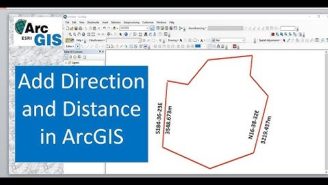 How to Add Direction and Distance in ArcGIS to features