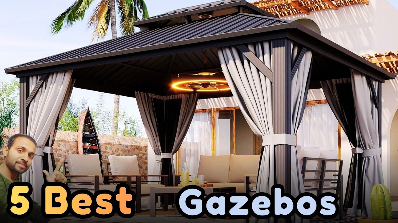 Top 5 Best Waterproof Canopy Gazebo in 2026 with Prices List Under Budget