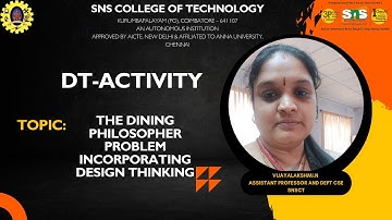 DT video on The Dining Philosopher problem| OS| SNS Institutions