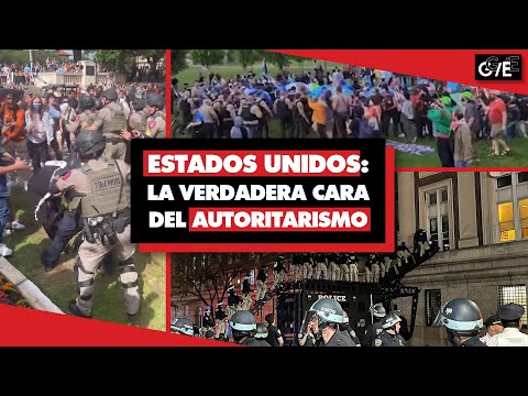 Autoritarismo en EEUU: Represión violenta a protestas estudiantiles contra el gen0c1dio de Israel