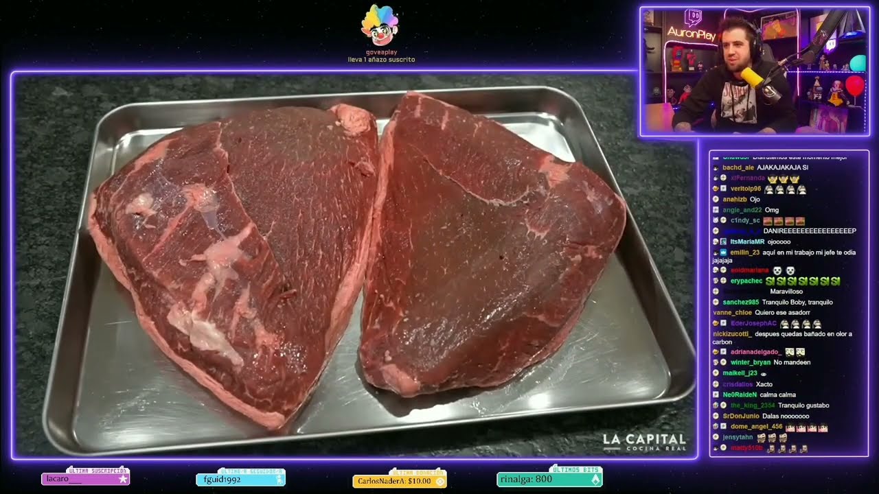 Auron Reacciona a La Capital  | Estrenando mi Nuevo Asador con Picañas