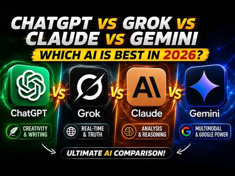 ChatGPT vs Grok vs Claude vs Gemini – Which AI is Actually Best in 2026?