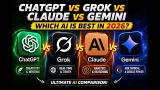 ChatGPT vs Grok vs Claude vs Gemini – Which AI is Actually Best in 2026?