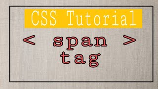 css full course bangla tutorial 4: How to use span tag in html and css