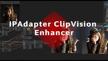 IPAdapter更新ClipVision增强节点,不受224px的限制,结构与细节的比率调节 #stablediffusion #ComfyUI