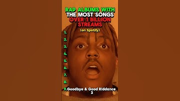 Rap Albums With The Most Songs Over ONE BILLION Streams