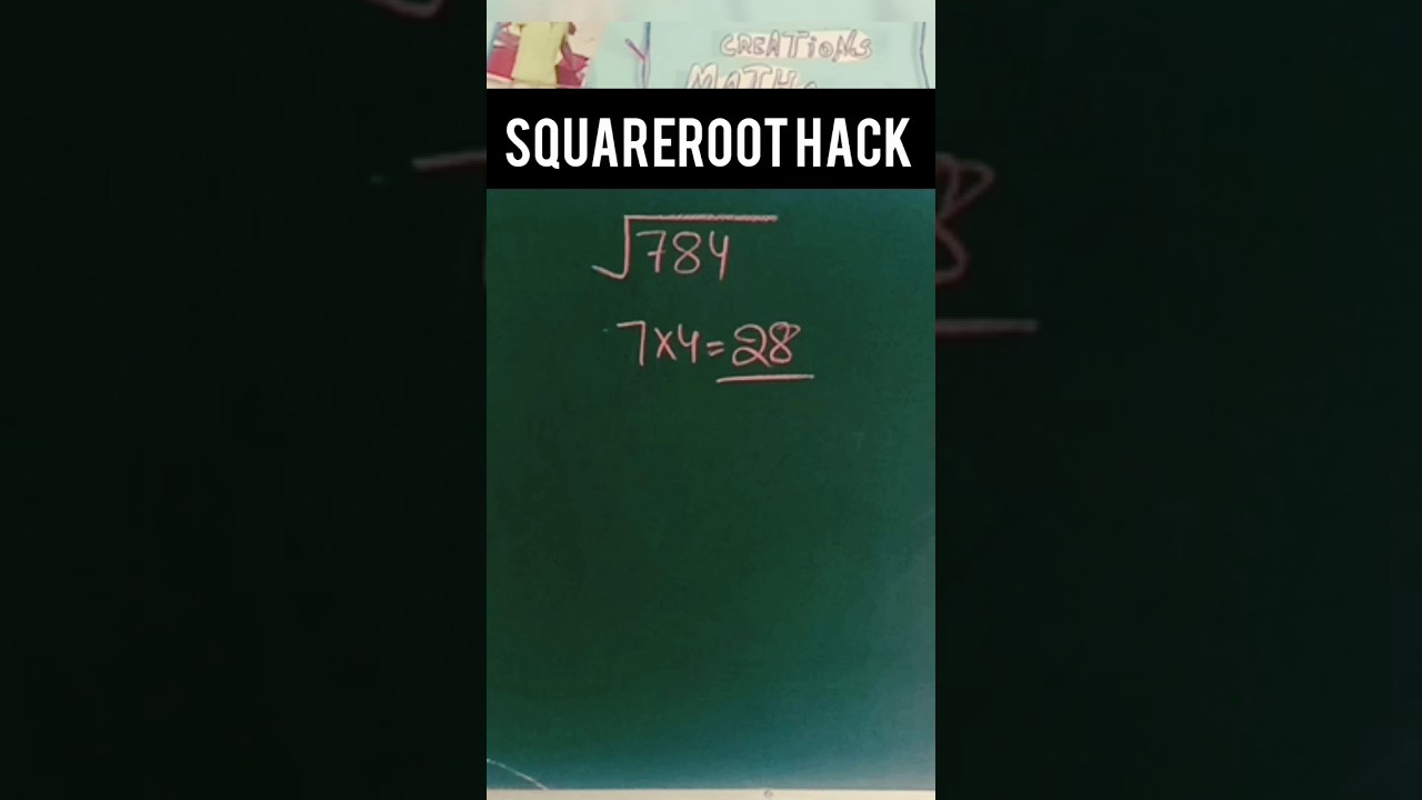 squareroot of 784 in 5 seconds 
