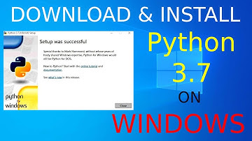 How to install Python 3.7 on Windows 10 - 64 bit | Download & Install Python 3.7