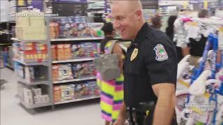 'Shop with a Cop' helps Sarasota Police officers build relationships with families in public housing