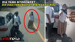 SALAH TAPI NGOTOT...! Begini Jadinya Kalau Emak-Emak Bawa Mobil