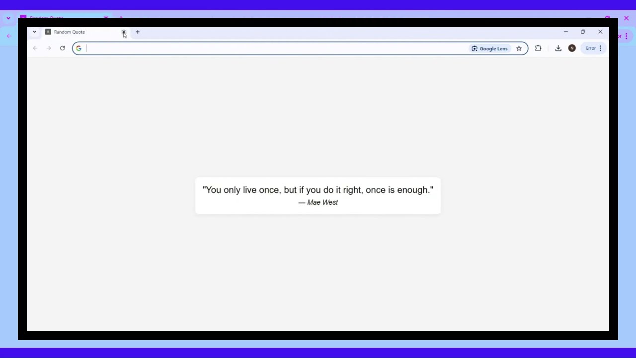 RandomQuotes By Nischal