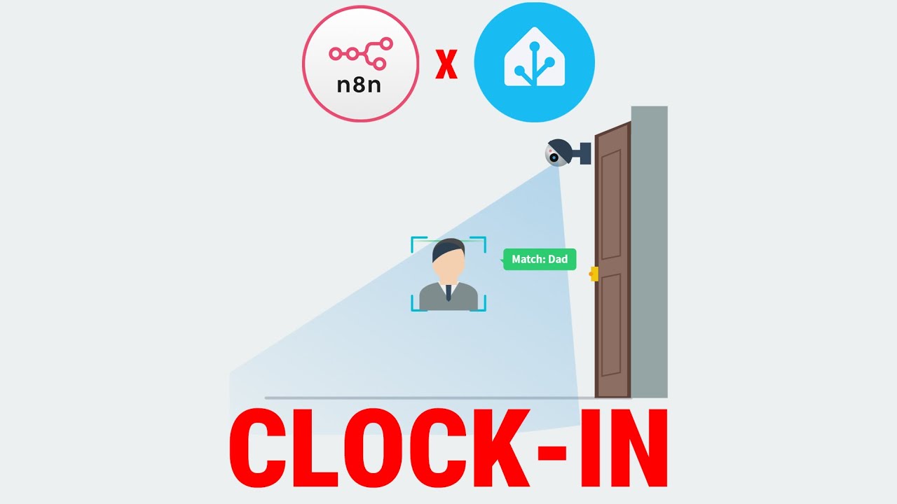 n8n Home Assistant family clock-in system tutorial