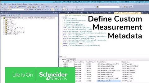 Defining Metadata for Custom Measurements in Power Monitoring Expert | Schneider Electric Support
