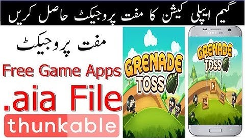 Make Game Like GrenadeToss In Makeroid Free Aia By Apps Maker | Earn up 200$ per day