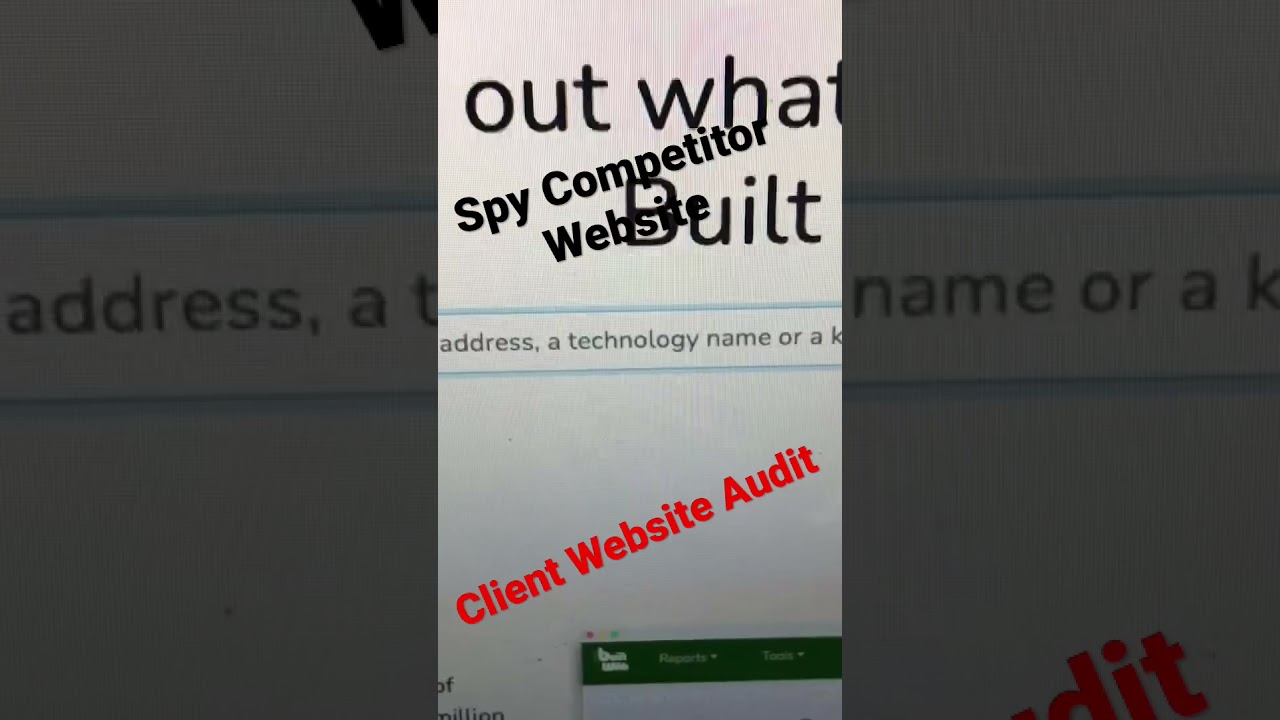 How To Spy Competitors Websites/ Client Website Audit / SEO Tools and Hacks / 