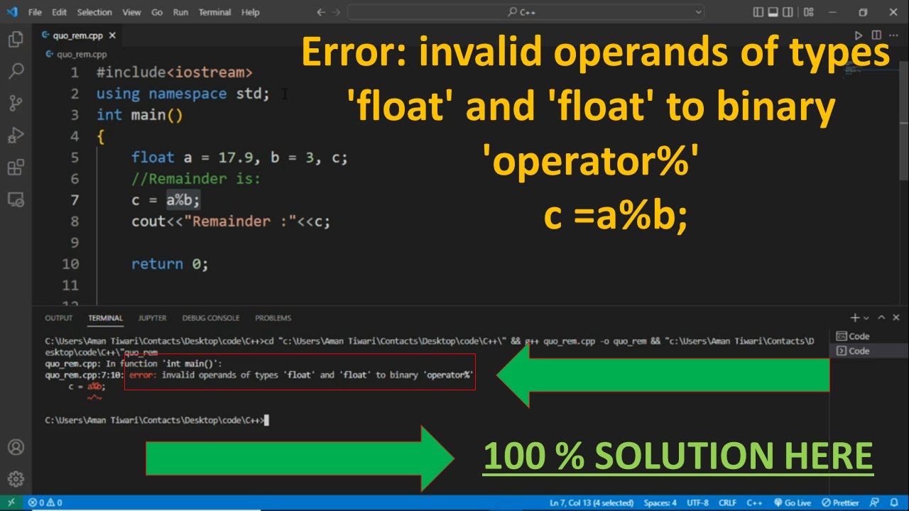 error invalid array assignment c