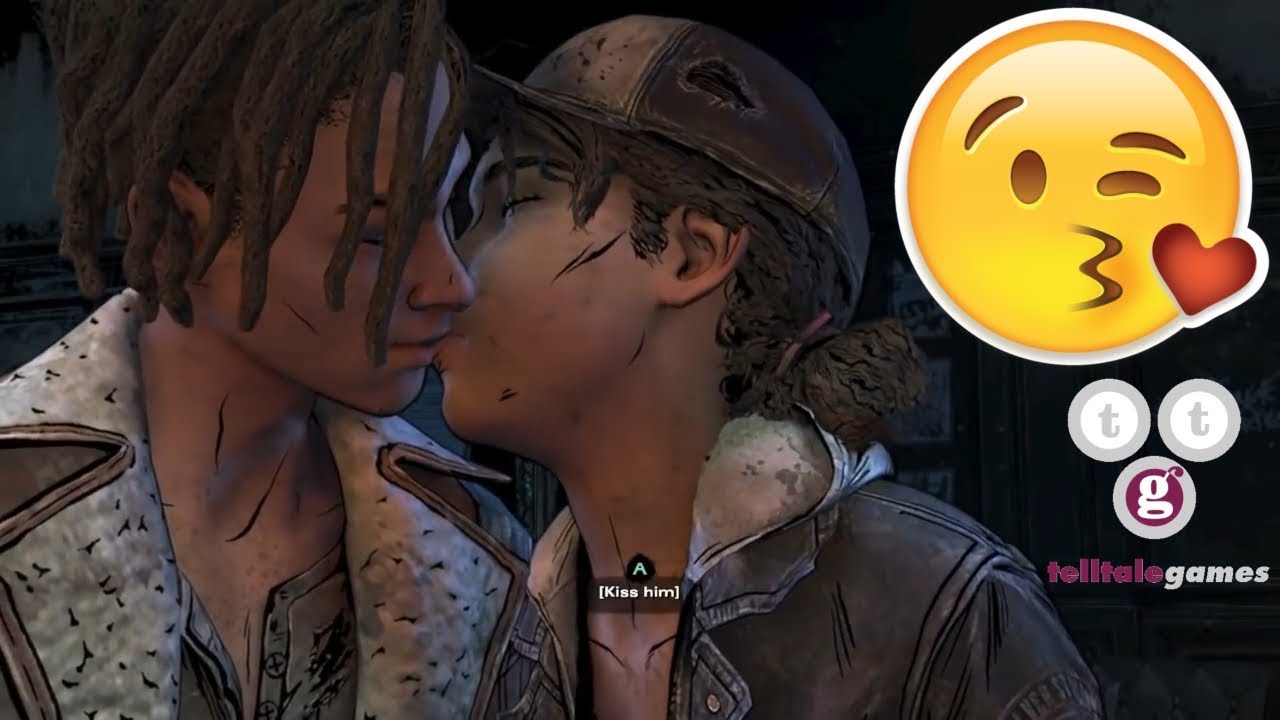 Clementine and Louis Kiss scene