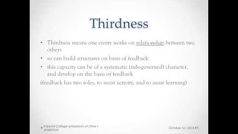 Order and Change: the end of an error?