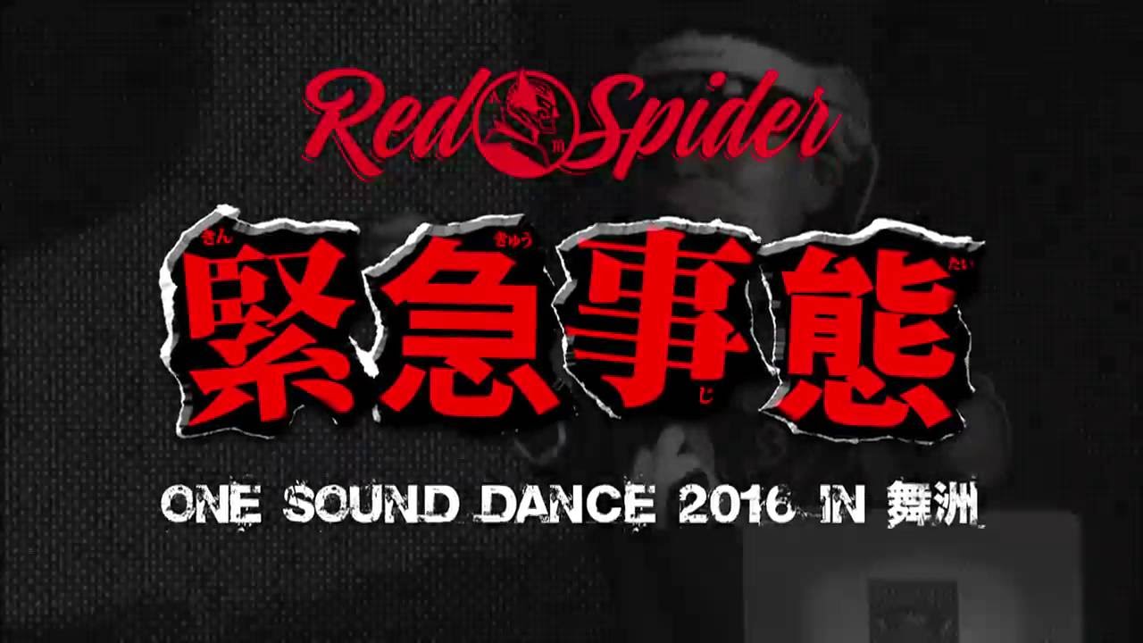 RED SPIDER 緊急事態 〜ONE SOUND DANCE  in 舞洲〜   MIXCD販売