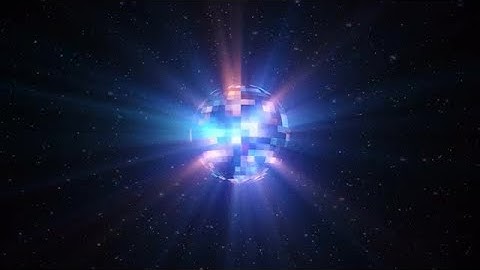 Shining Rays From Disco Ball Stock Motion Graphics