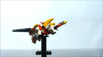 Lego Transformer Swoop G1 (Mini) by BX Brix