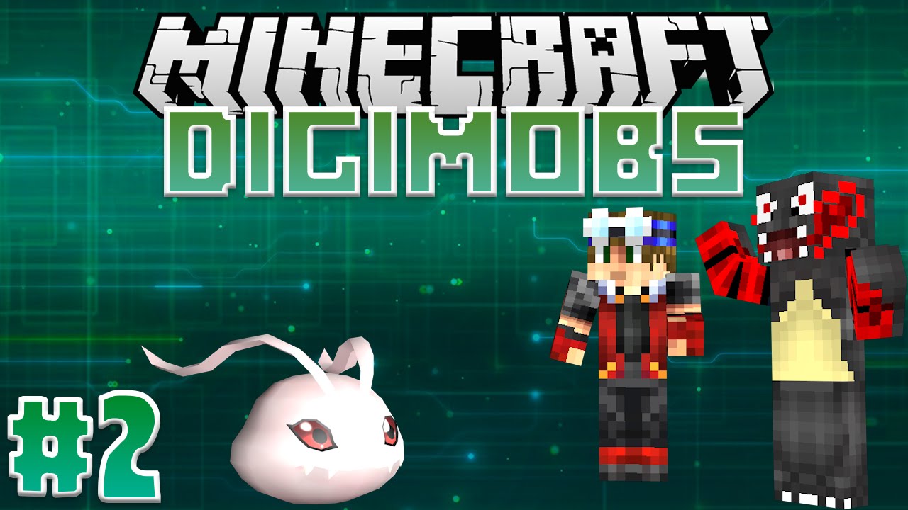Digimobs Multiplayer Survival - Episode 2 - Digital World! (Minecraft ...