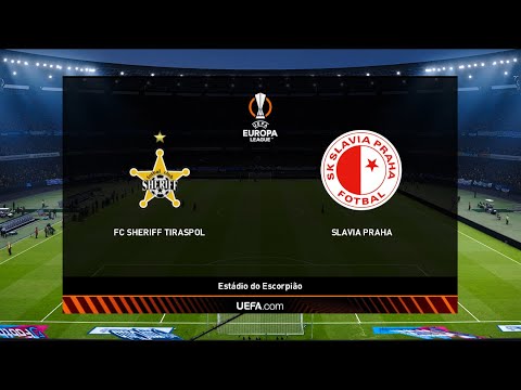 ⚽ Sheriff Tiraspol vs Slavia Prague UEFA Europa League (11/30/2023) 🎮  gameplay/simulation 
