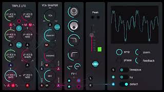 Audulus Hordijk Triple LF-VCO – Fluctuation & SubSync Exploration
