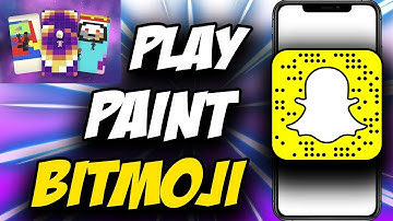 How to Play Bitmoji Paint on Snapchat 2021 ✅ Easy