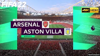 FIFA 22 - Arsenal Vs. Aston Villa (PS5) 4K HDR