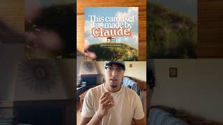 Claude Design can now build full Instagram carousels. #ai #claude #carousel #claudedesign