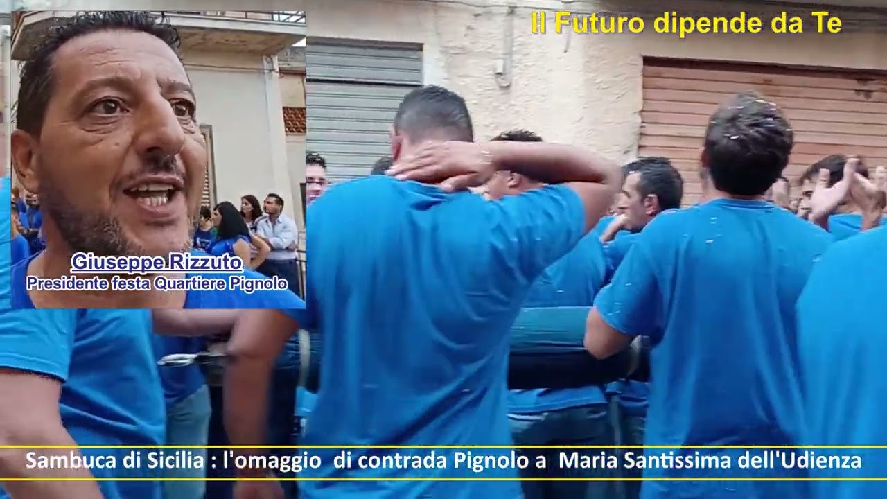 15.08.2022 Sambuca di S.: la devozione del quartiere Pignolo a “Maria SS dell'Udienza”
