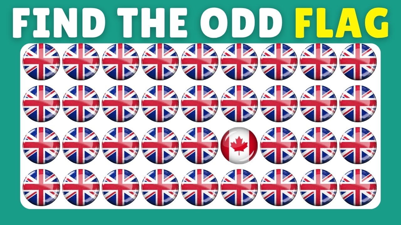 Can You Spot the Odd Flag? 🧠🇺🇳 Only Genius Minds Can! | Kitty Quiz