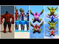 SUPERHERO MEGA BATTLE #55 Marvel vs DC Showdowns Venom VS Spiderman VS Ironman VS Hulk