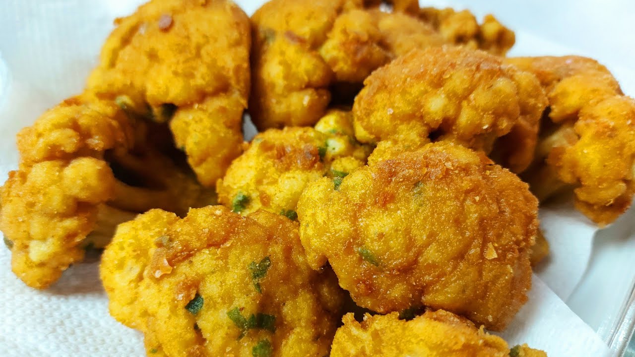 difícil é parar de comer!!! COUVE-FLOR empanada e frita❤