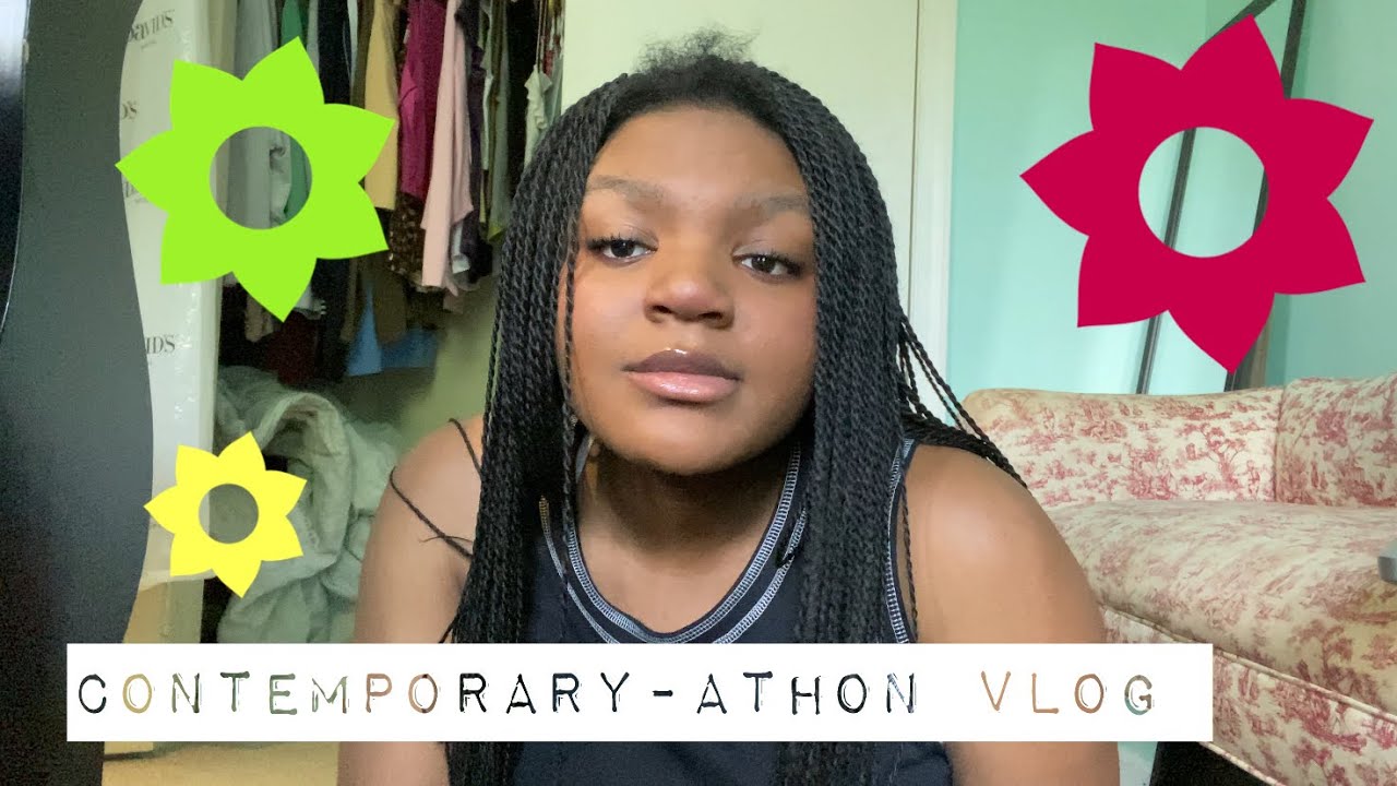 MINI CONTEMPORARY-ATHON VLOG | READING VLOG!