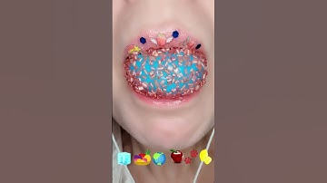 Thumbnail of ASMR Trolli Gummy Planet 🌍 #asmr #mukbang #food