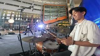 Uptown Funktreasure, Come Inside Of My Heart, You Give Love A Bad Name Drum Cam Nyp Open House