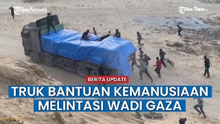 Truk Bantuan Kemanusiaan Dari As Masuki Gaza, Pengiriman Dimulai Jumat