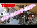 TW225のマフラー　インナーサイレンサー戻そう～