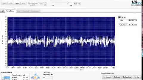 Cavitation effect in a valve