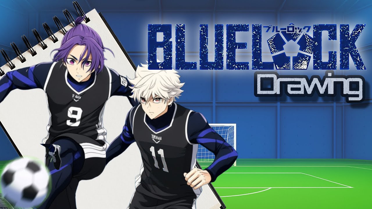 Blue lock drawing ⚽️ - YouTube