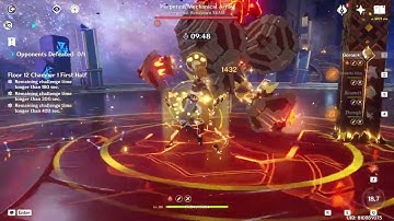 Spiral Abyss 2.4 Floor 12-1-1 PMA Opening Rotation Trick