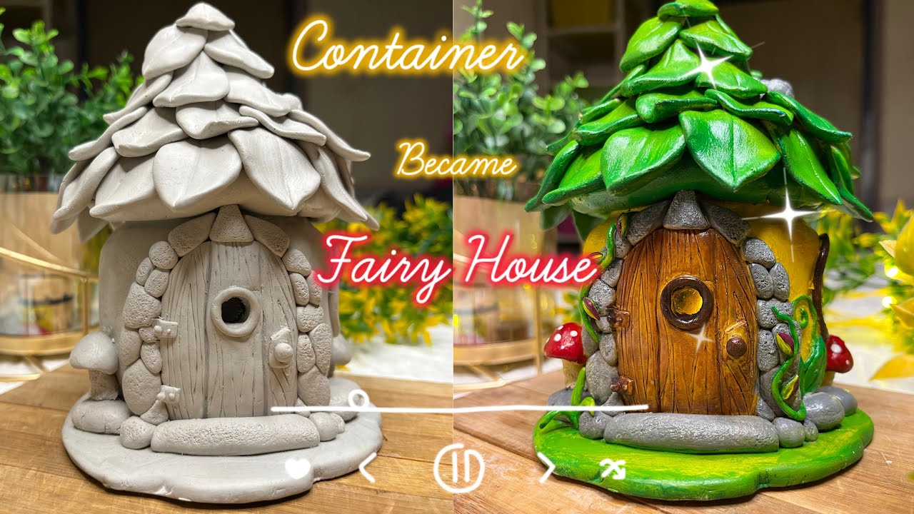 কিভাবে এই ফেইরি হাউসটা বানালাম দেখে নাও।❤️🌸🏡✨