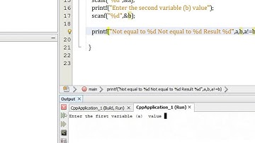 C language : Relational Operators Greater than equal to, Less than equal to & Not equal to