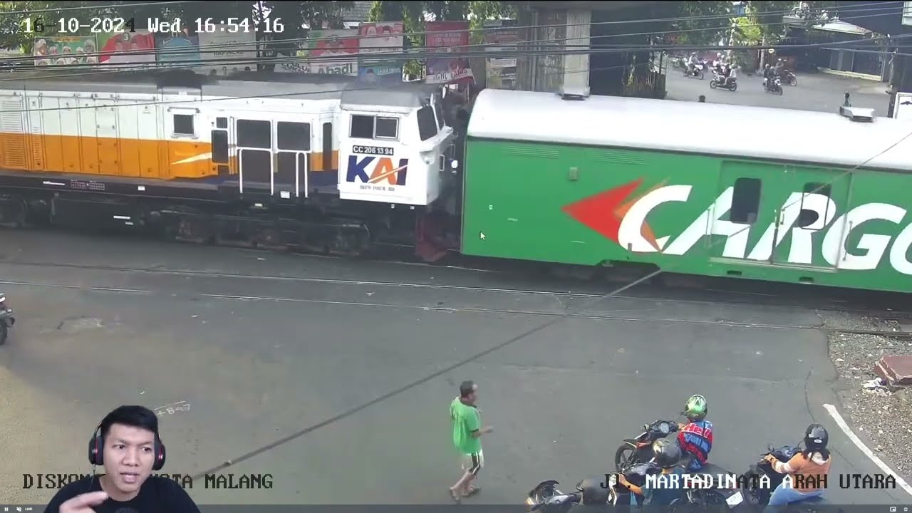 Hunting Kereta Api Dan Stasiun Pakai CCTV Online #4